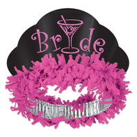 Bachelorette Party Glittered Bride Tiara - Bulk 12 Pack