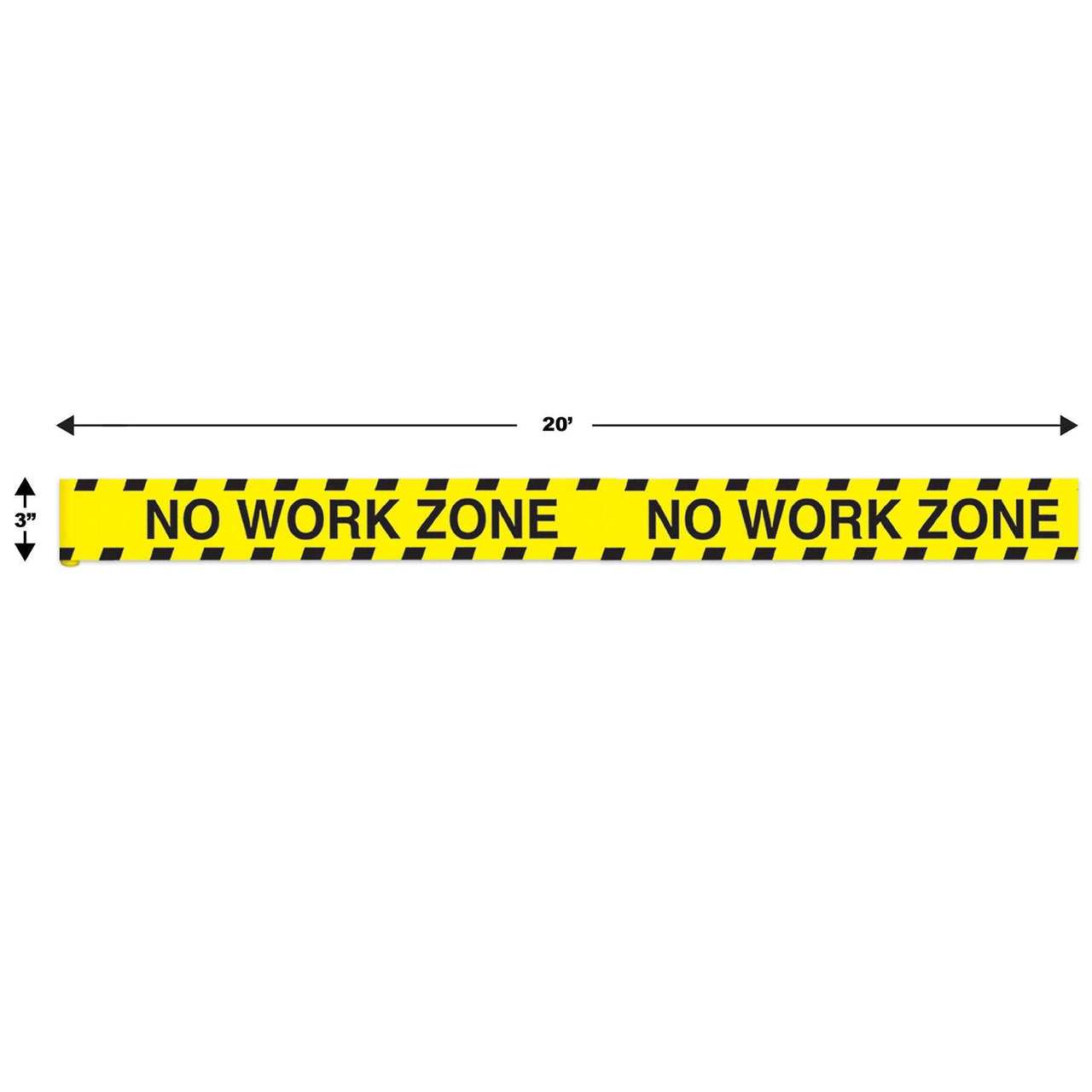 Over the Hill Party Supplies - No Work Zone' Party Tape