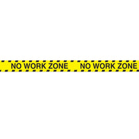 No Work Zone Party Tape - Bulk 12 Pack