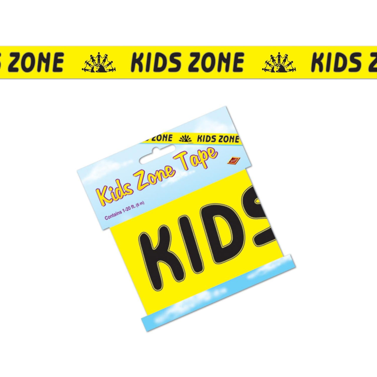 Kids Zone Party Tape - Bulk 12 Pack