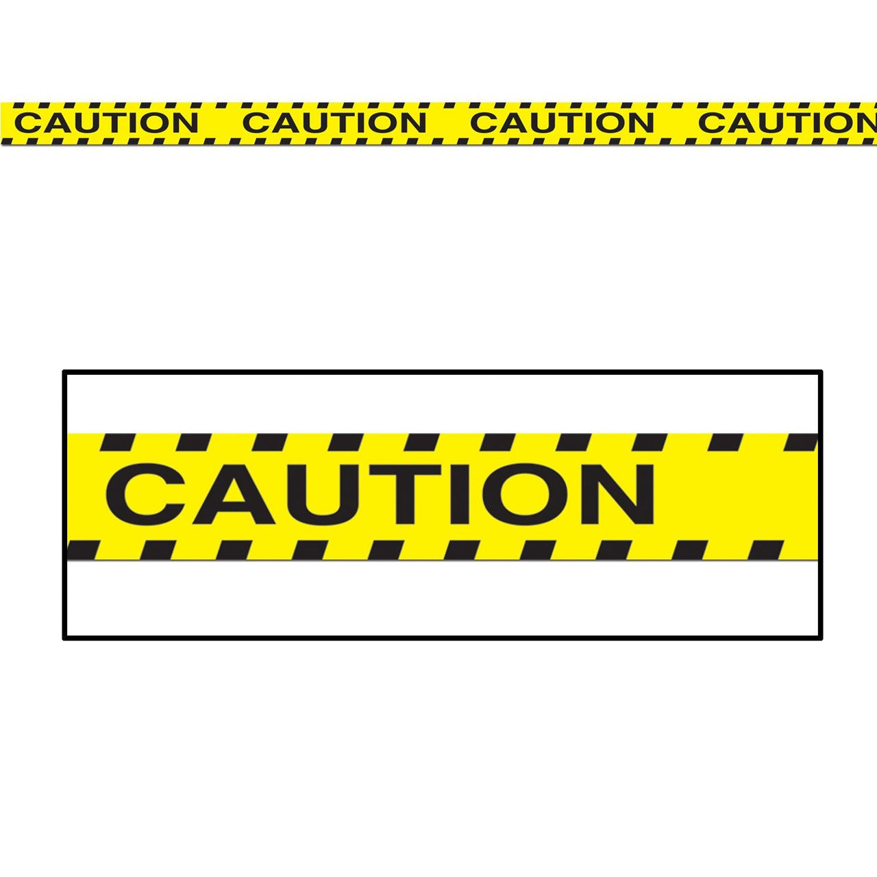 Halloween Caution Party Tape - Bulk 12 Pack