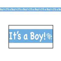 It's A Boy! Party Tape - Bulk 12 Pack