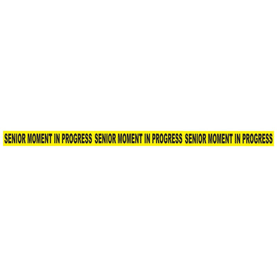 Senior Moment In Progress Party Tape - Bulk 12 Pack