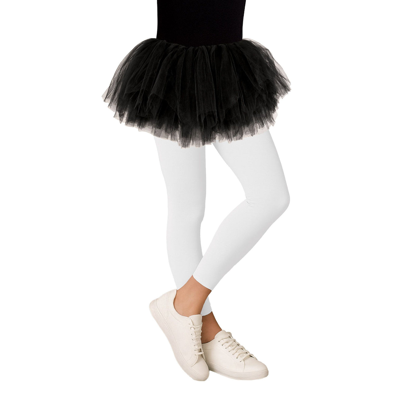 6 Pack Bulk Black Tutu Skirt One Size Fits Most for Costumes