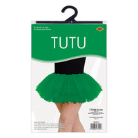 6 Pack Bulk Green Tutu Skirt One Size Fits Most Spirit & Halloween