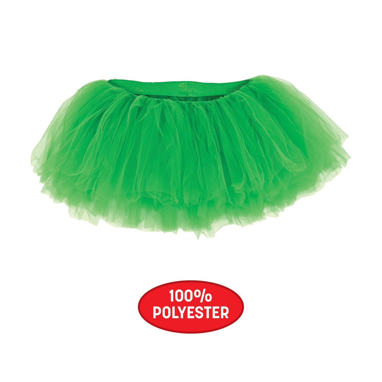 6 Pack Bulk Green Tutu Skirt One Size Fits Most Spirit & Halloween