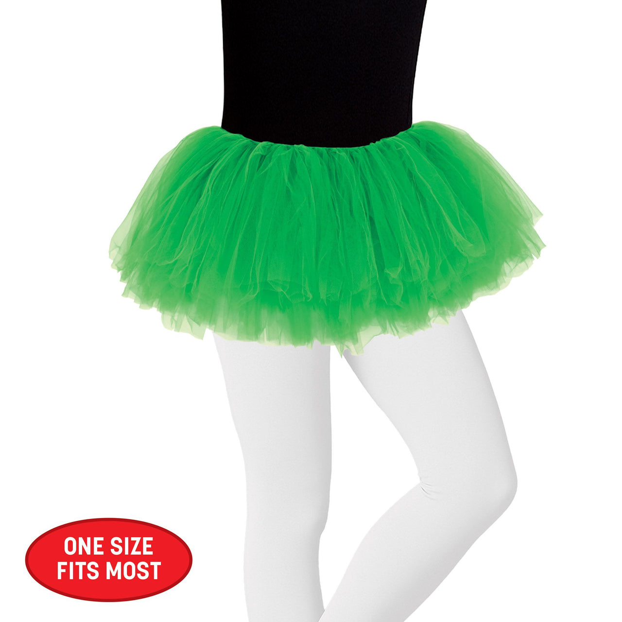 6 Pack Bulk Green Tutu Skirt One Size Fits Most Spirit & Halloween