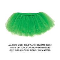 6 Pack Bulk Green Tutu Skirt One Size Fits Most Spirit & Halloween