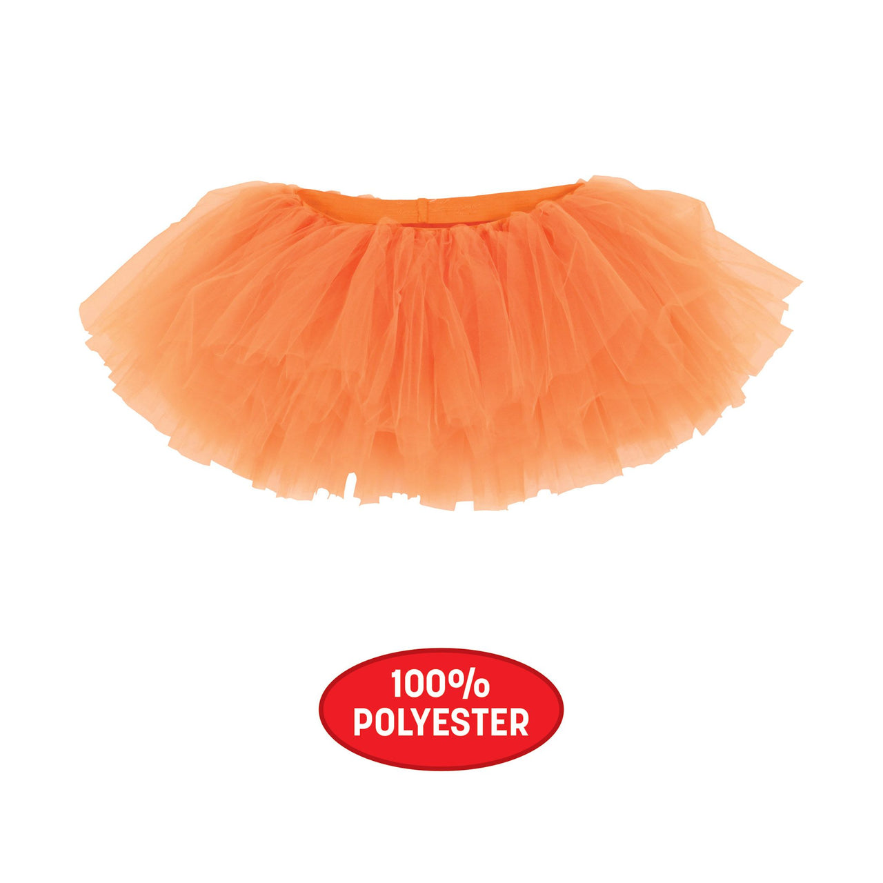 6 Pack Bulk Orange Tutu Skirt One Size Fits Most