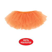 6 Pack Bulk Orange Tutu Skirt One Size Fits Most