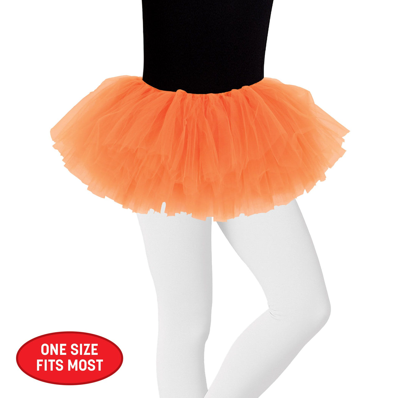 6 Pack Bulk Orange Tutu Skirt One Size Fits Most
