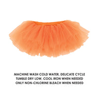 6 Pack Bulk Orange Tutu Skirt One Size Fits Most
