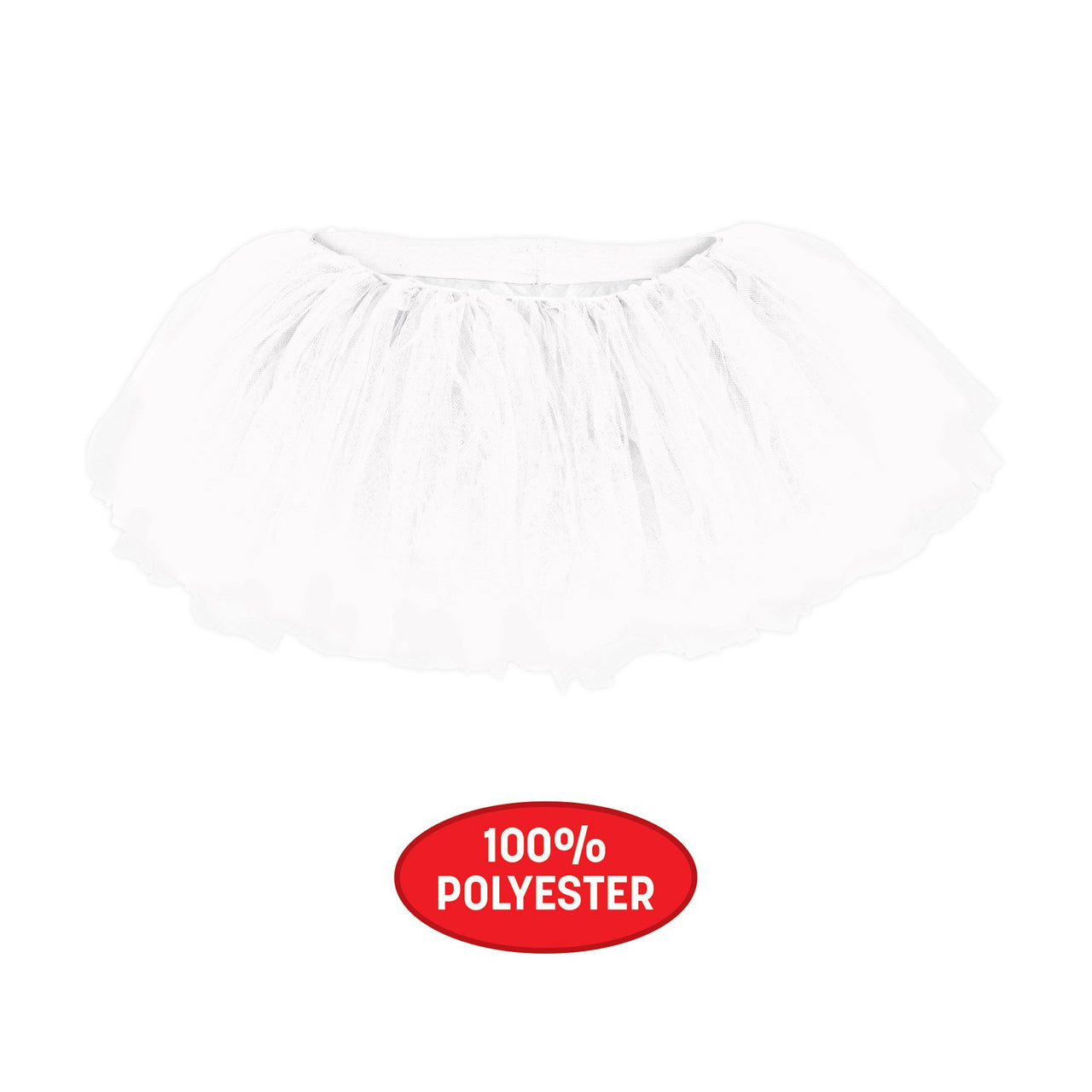 6 Pack Bulk White Tutu Skirt One Size Fits Most Spirit & Halloween