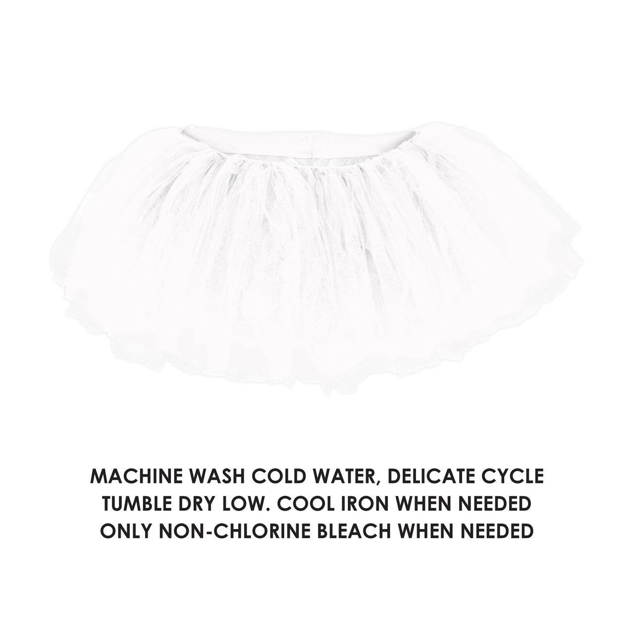 6 Pack Bulk White Tutu Skirt One Size Fits Most Spirit & Halloween