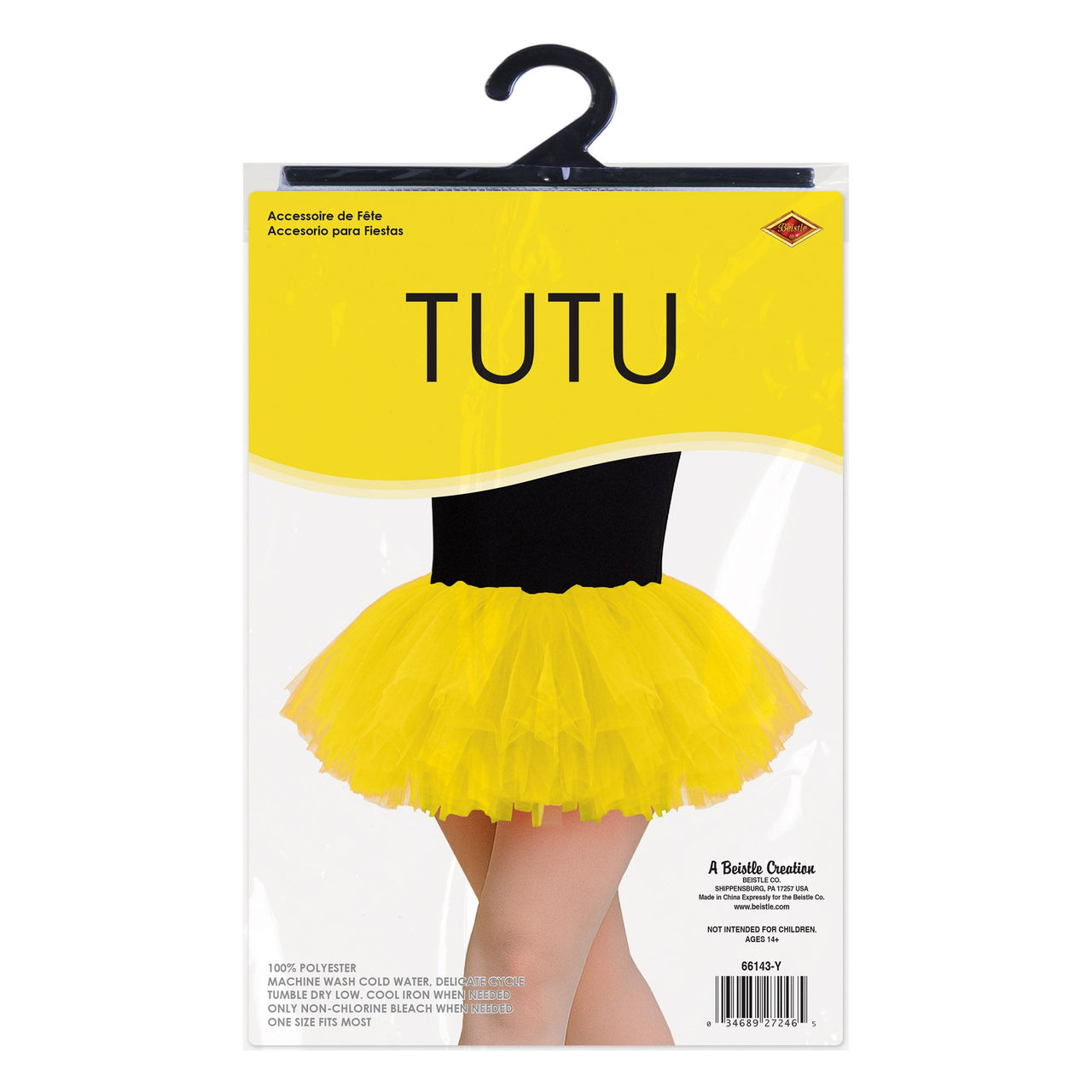 6 Pack Bulk Vibrant Yellow Tutu Skirt One Size Fits Most