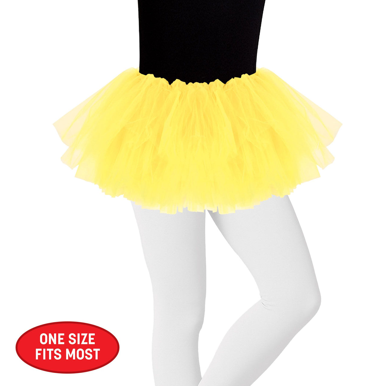 6 Pack Bulk Vibrant Yellow Tutu Skirt One Size Fits Most