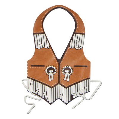 Packaged Plastic Western Vest - Bulk 24 Pack