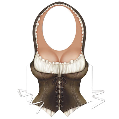 Plastic Maiden Party Vest - Bulk 48 Pack