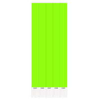 Solid Color Neon Lime Party Wristbands - Bulk 600 Pack