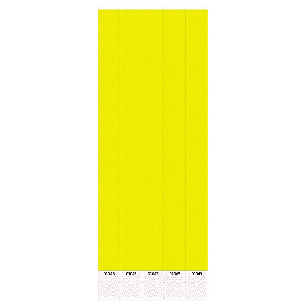 Solid Color Yellow Party Wristbands - Bulk 600 Pack