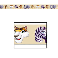 Jungle Animals Party Tape - Bulk 12 Pack
