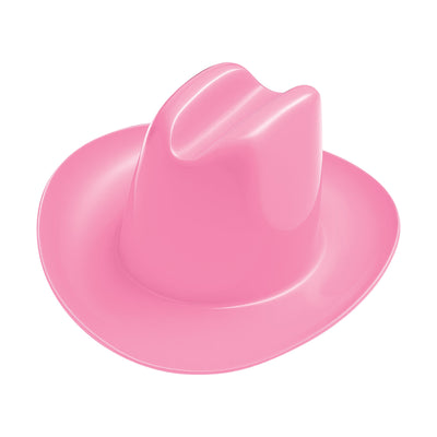 Pink Miniature Plastic Cowboy Hats - 3 Pack
