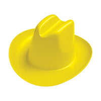 Yellow Miniature Plastic Cowboy Hats - 3 Pack