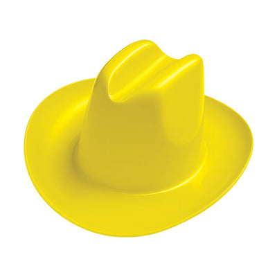 Yellow Miniature Plastic Cowboy Hats - 3 Pack