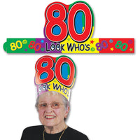 Look Who's 80 Headband - Bulk 24 Pack