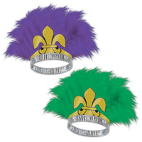 Mardi Gras Fleur De Lis Tiara - Bulk/25 Tiaras
