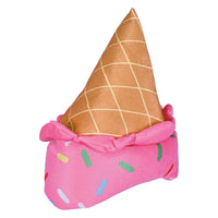 Plush Ice Cream Cone Hat - Fun & Whimsical Novelty
