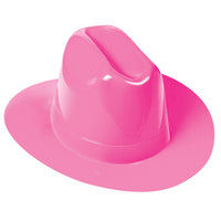 Pink Plastic Cowboy Hat - One Size Fits Most