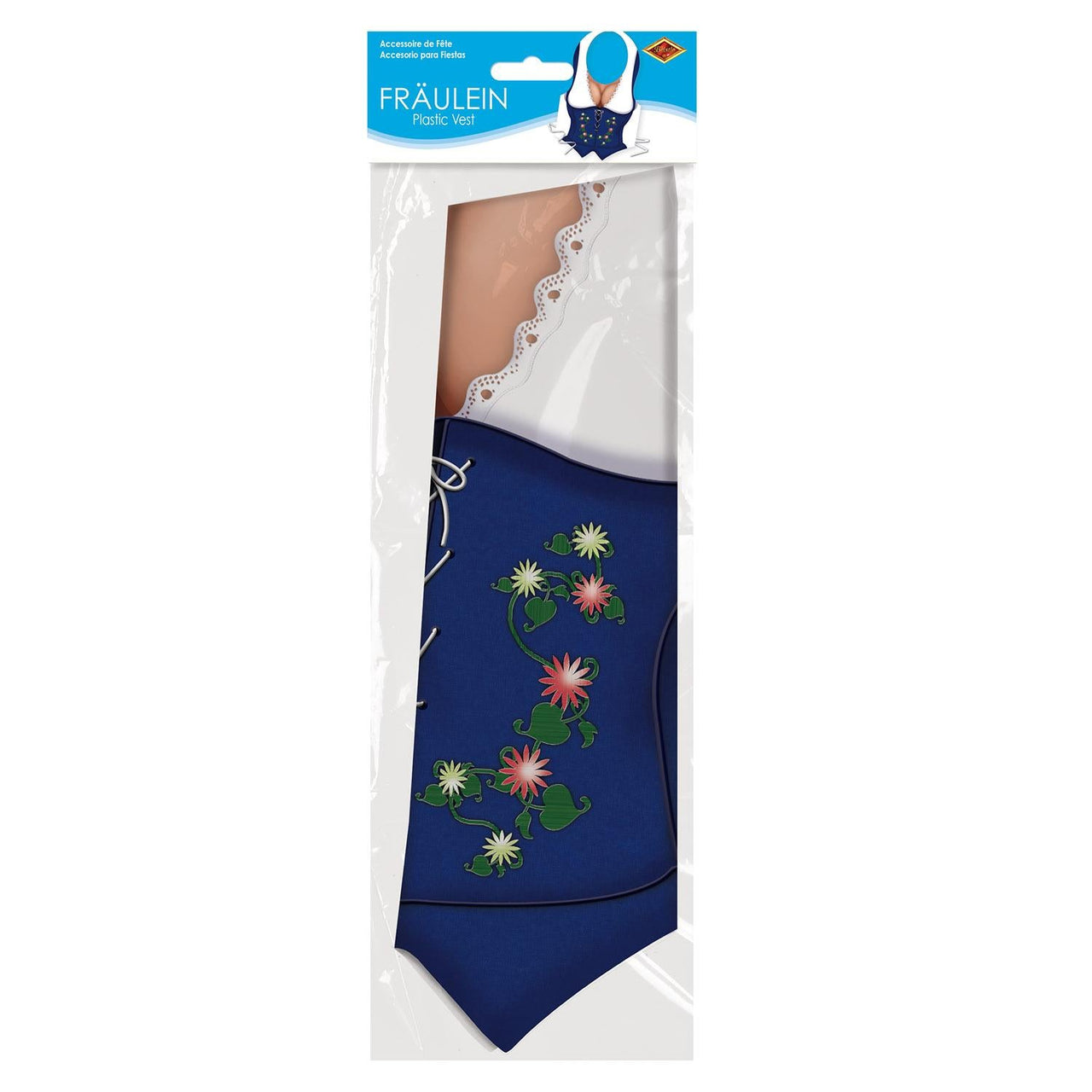 Bulk Plastic Fraulein Vest (Case of 24) by Beistle