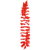 Luau Party Red Hawaiian Lei - Bulk 12 Pack