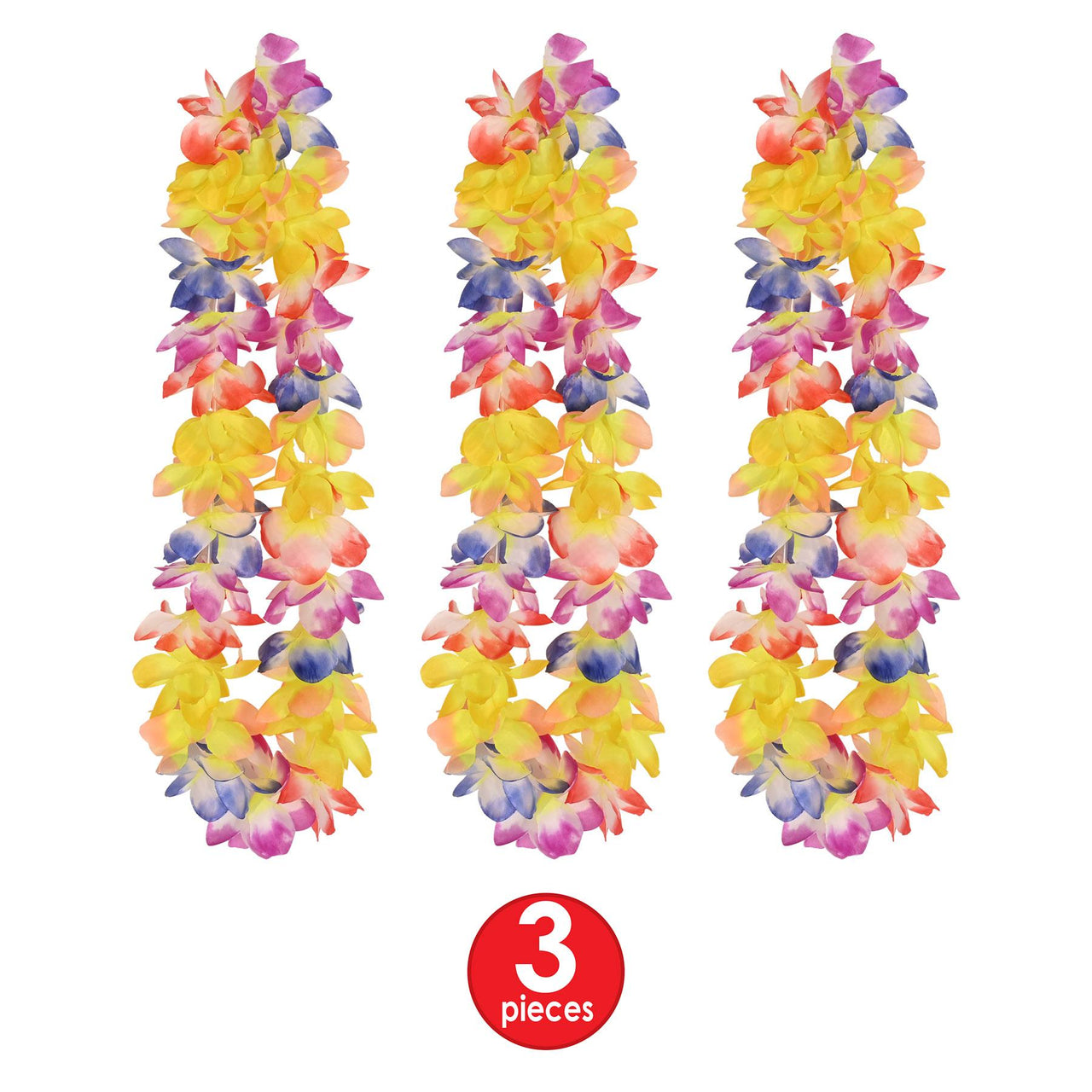 Bulk Sunrise Hawaiian Lei (12 Pkgs Per Case) by Beistle