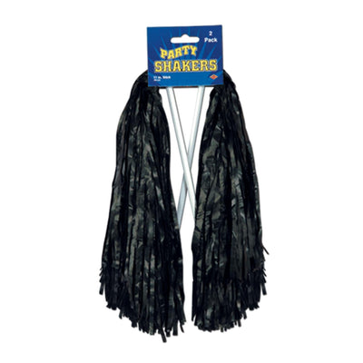 Packaged Pom Poms - 512 Strand - black - Bulk/48 Pom Poms