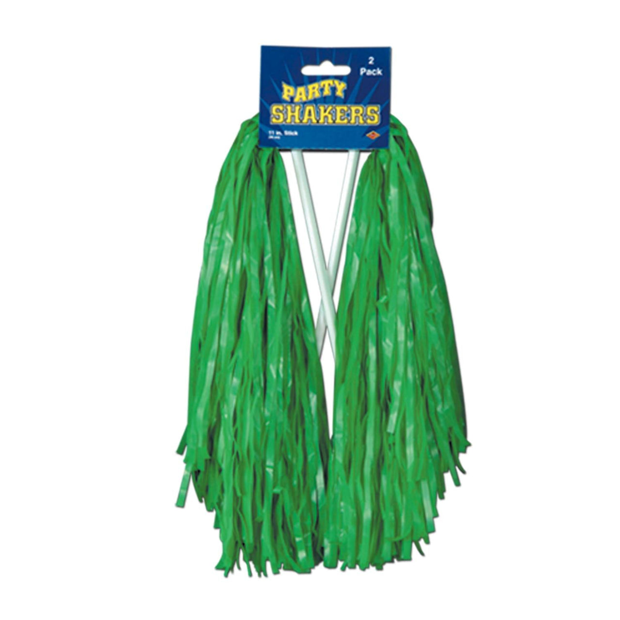 Packaged Pom Poms - 512 Strand - green - Bulk/48 Pom Poms