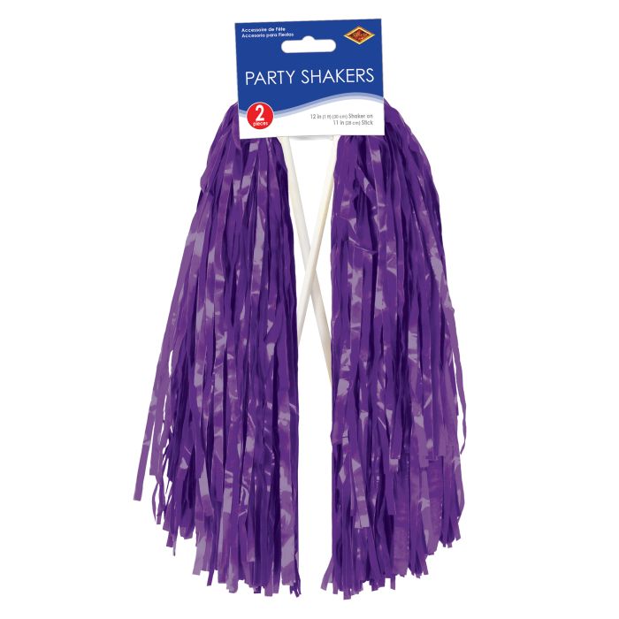 48 Pack Bulk Purple Poly Pom Poms 512 Strand - view 3
