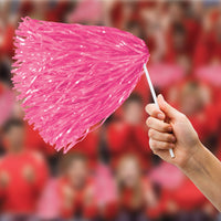 48 Pack Bulk Pink Poly Pom Poms 512 Strand