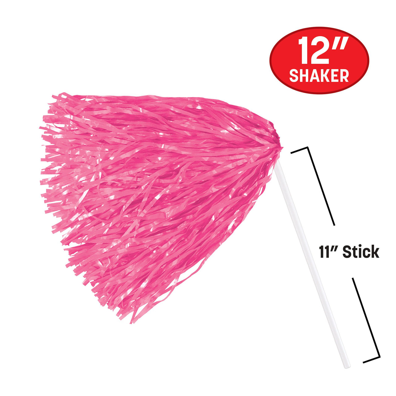 48 Pack Bulk Pink Poly Pom Poms 512 Strand