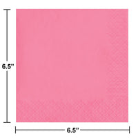 600 pc Bulk Candy Pink 2 Ply Luncheon Napkins
