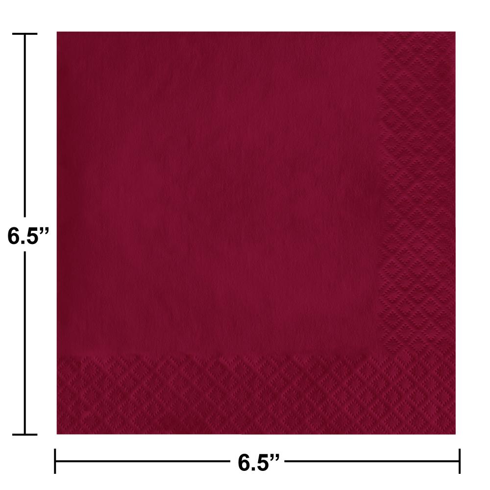 Burgundy Luncheon Napkin 2Ply (50/Pkg)