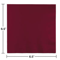 Burgundy Luncheon Napkin 2Ply (50/Pkg)