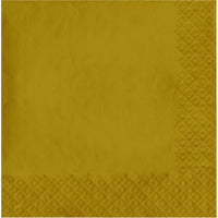 Glittering Gold Luncheon Napkin 2Ply (50/Pkg)