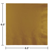 Glittering Gold Luncheon Napkin 2Ply (50/Pkg)