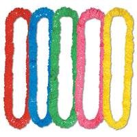 Luau Party Soft-Twist Poly Leis assorted colors - Bulk 288 Pack