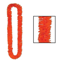 Luau Party Soft-Twist Poly Leis - orange - Bulk 144 Pack