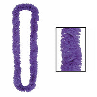 Luau Party Soft-Twist Poly Leis - purple - Bulk 144 Pack