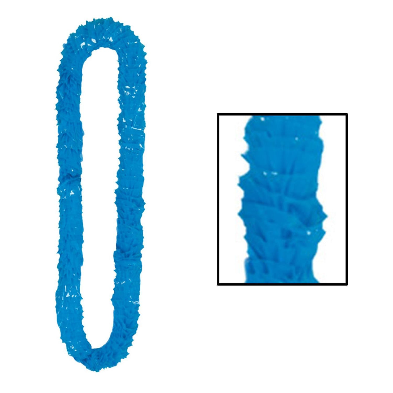 Luau Party Soft-Twist Poly Leis - blue - Bulk 144 Pack