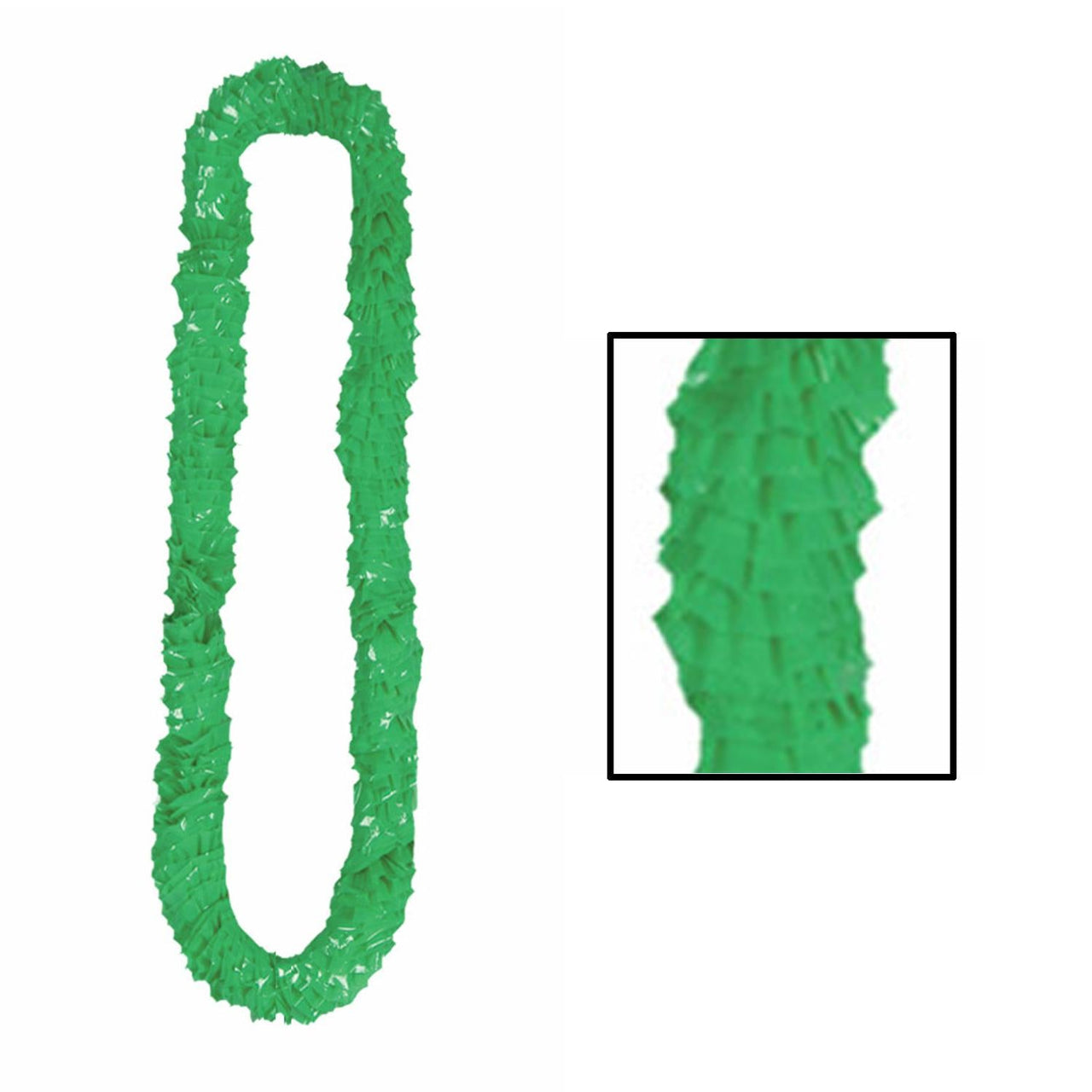 Luau Party Soft-Twist Poly Leis - green - Bulk 144 Pack